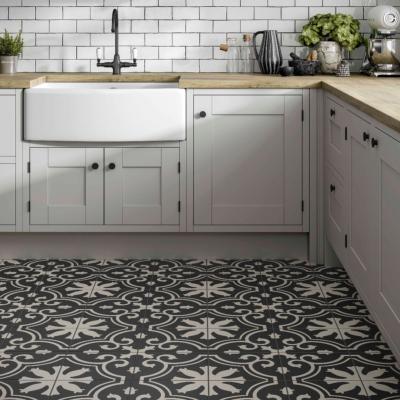 Picasso Patterned Vitrified Ceramic Wall & Floor Tile 25x25cm
