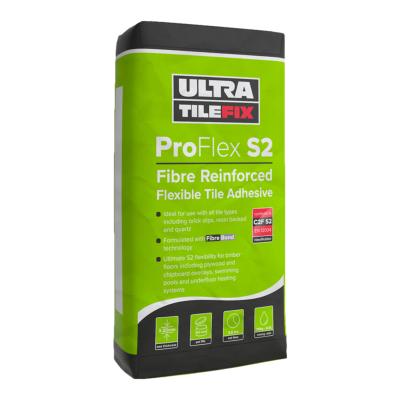 Ultra Tile Adhesive ProFlex S2 Fibre Reinforced White 20kg