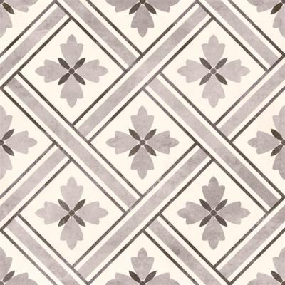 Laura Ashley Inspired Mr Jones Grey Floor Tile 33x33cm 