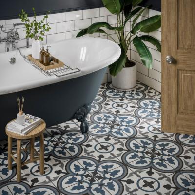 Sorolla Patterned Vitrified Ceramic Wall & Floor Tile 25x25cm