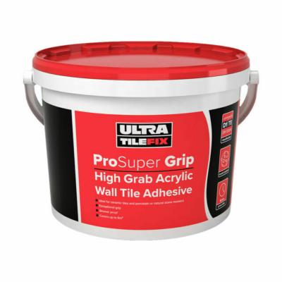 UltraTileFix ProSuper Grip High Grab Acrylic Wall Tile Adhesive 15kg